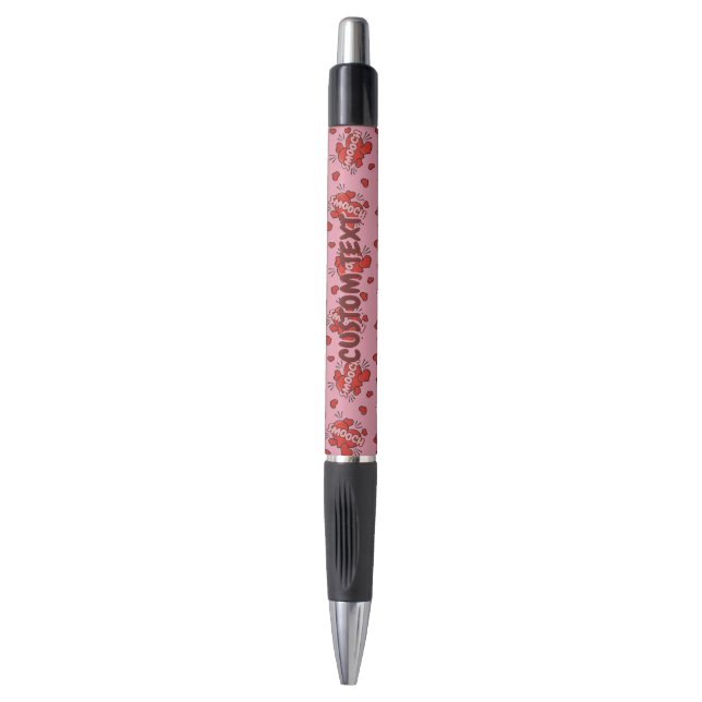 Kissing Comic Sound Effect Pattern Pen (Front Vertical)