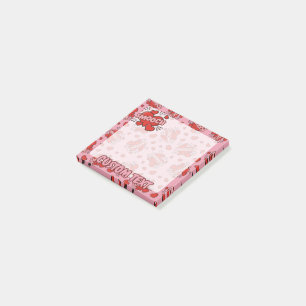 Kissing Comic Sound Effect Pattern Post-it Notes