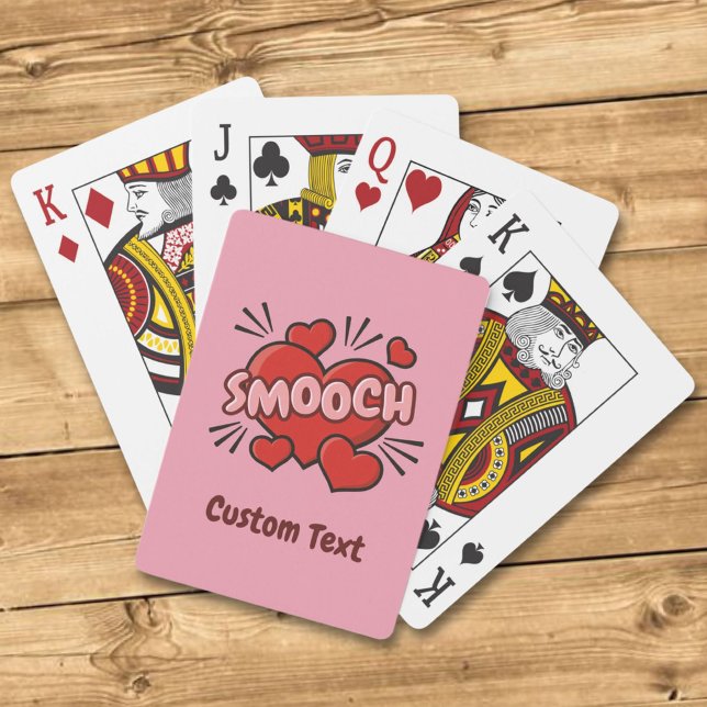 Kissing Comic Sound Effect Playing Cards (Creator Uploaded)