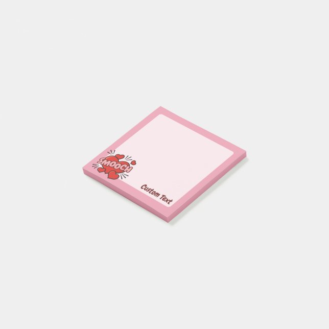 Kissing Comic Sound Effect Post-it Notes (Angled)