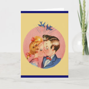 Kissing Couple Card