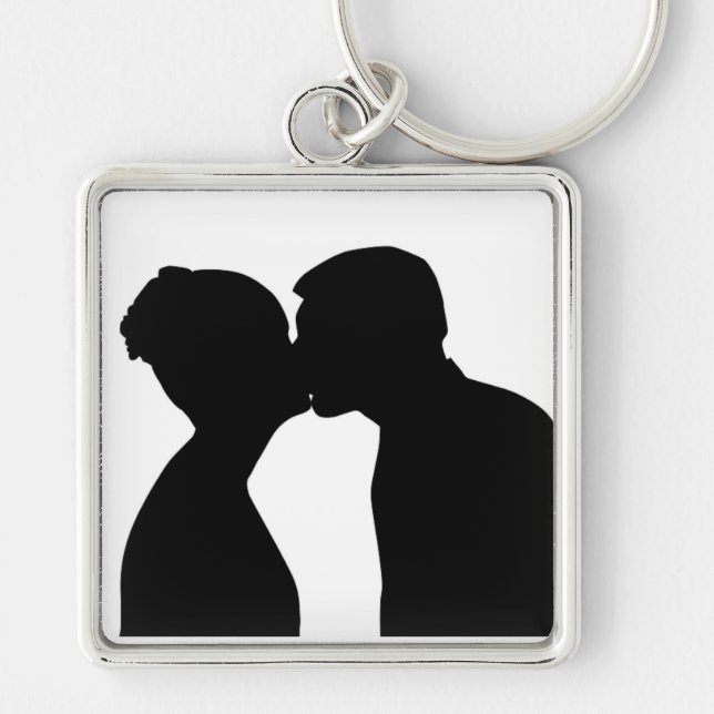 KISSING COUPLE KEYCHAIN (Front)