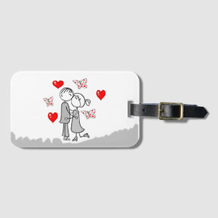 ***KISSING COUPLE*** LUGGAGE OR I.D. TAG