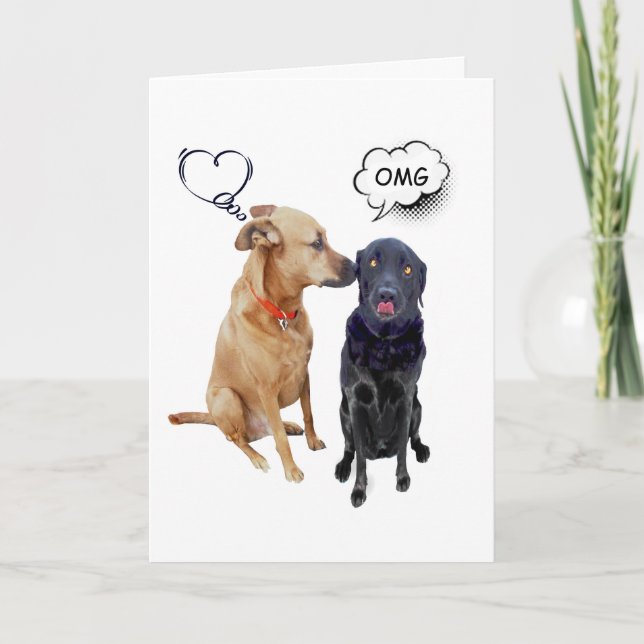 Kissing Cousins Greeting Card (Front)