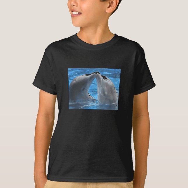 Kissing Dolphins T-Shirt (Front)