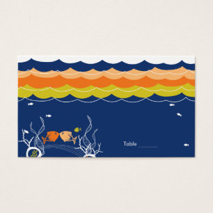 Kissing Fishes Corals Beach Whimsical Cute Wedding