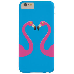 Kissing Flamingos iPhone 6/6s Plus Case Blue