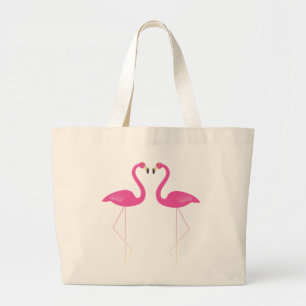 Kissing Flamingos Tote