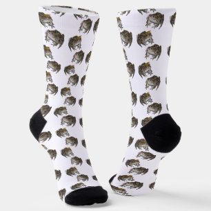 Kissing Frog and Frog Prince Socks