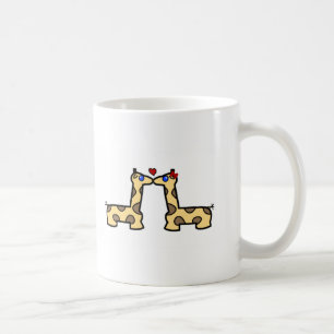 Kissing Giraffes Coffee Mug