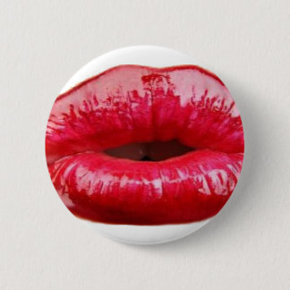 Kissing lips! 2 inch round button
