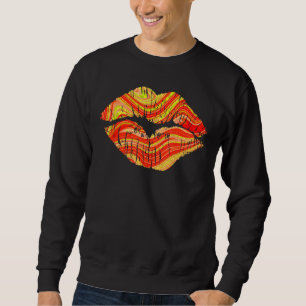 Kissing Lips Mouth Kisses 5 Sweatshirt