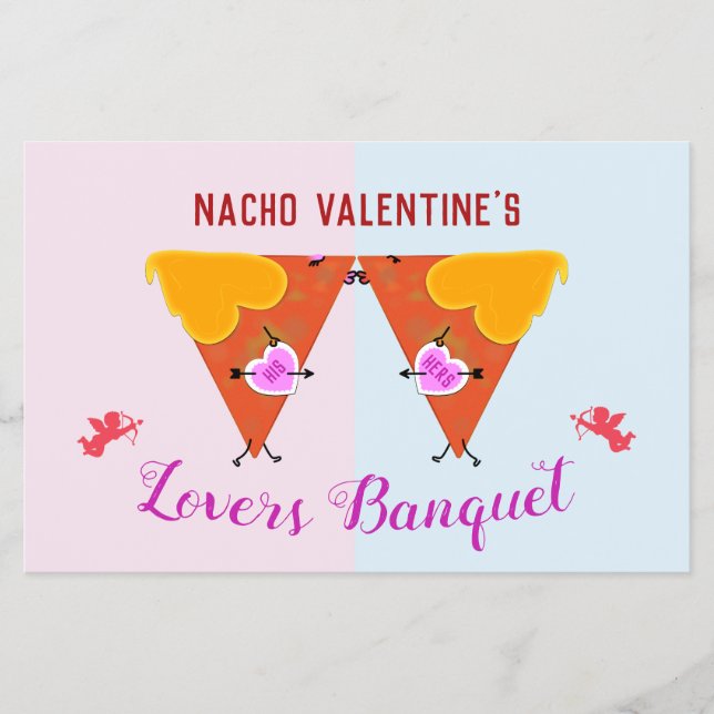 Kissing Nacho Valentine's Event Flyer (Front)