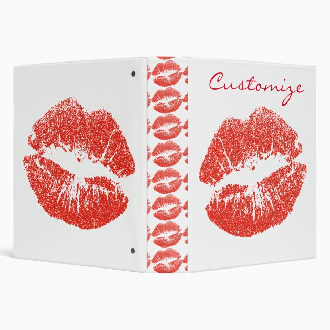 Kissing Red lips Thunder_Cove Binder (Background)
