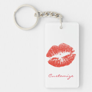 Kissing Red lips Thunder_Cove Keychain
