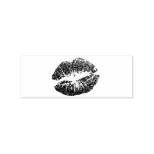 Kissing Red lips Thunder_Cove Rubber Stamp