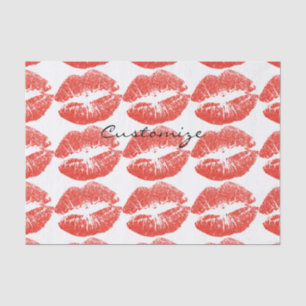 Kissing Red lips Thunder_Cove Tissue Paper