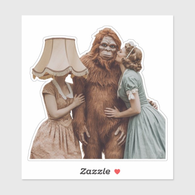 Kissing Sasquatch (Sheet)