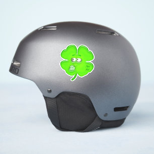 Kissing Shamrock Sticker