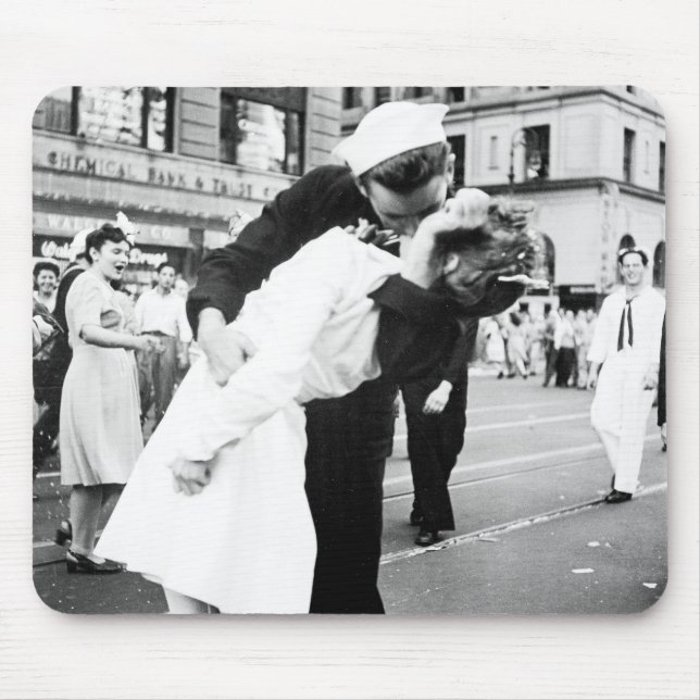 Kissing the War Goodbye Mouse Pad (Front)