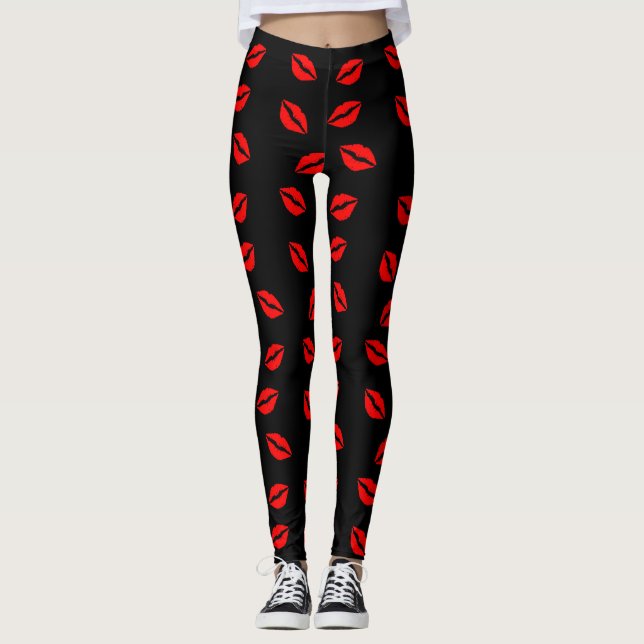 Kissy Lips Leggings (Front)