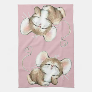 Kissy Mouse Kitchen Towel