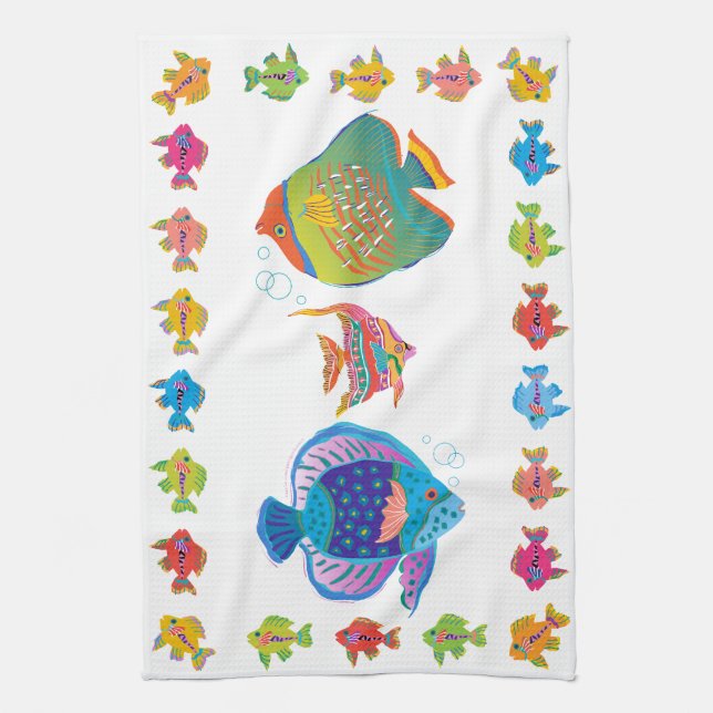 KissyFishThis Kitchen Towel (Vertical)