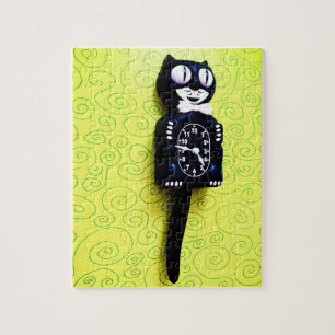 Kit antique Cat Clock Puzzle