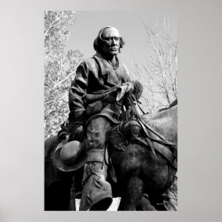 Kit Carson Statue, Carson City, Nevada Poster