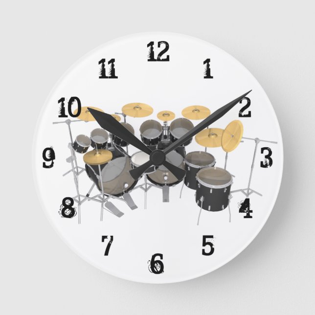 Kit de tambour : Horloge murale (Recto)