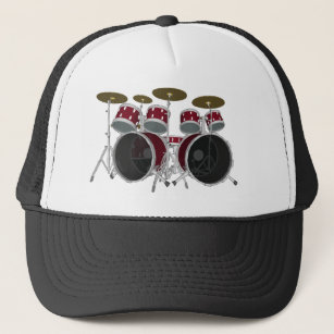 Kit de tambour rouge - casquette #2 de camionneur