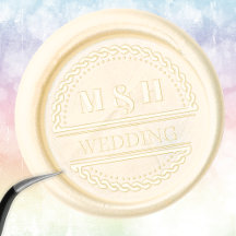 Mariage de nom de monogramme personnalisé