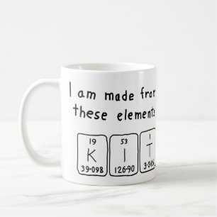 Kit periodic table name mug