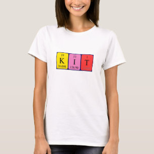 Kit periodic table name shirt