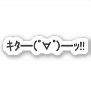 KITA!! Emoticon キタ━━━(゜∀゜)━━━ッ!! Japanese Kaomoji 
