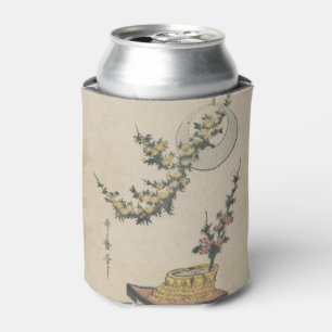 Kitagawa Utamaro flowers-1806 nature vines Vintage Can Cooler