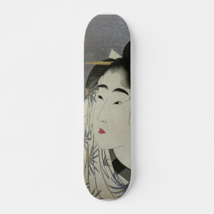 Kitagawa Utamaro’s Ase O Fuku Onna skateboard