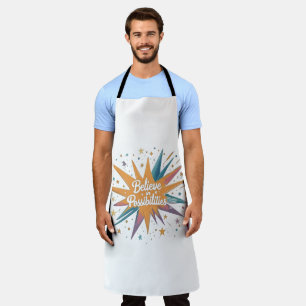 Kitchan apron believe in possibility 