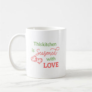 Kitcheen assaisonné avec Love Design Coffee Mug Cu