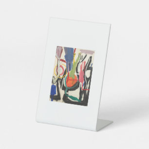 Kitchen Abstract Paint Jeff Hankamer Artjunkhaus  Pedestal Sign
