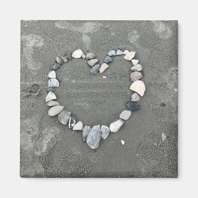 kitchen accessories, Love At The Beach Magnet (Front)