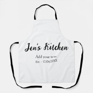 Kitchen add name year add your text name custom th apron