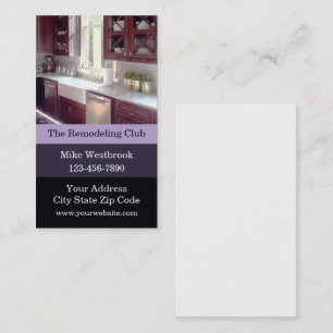 Kitchen And Bath Remodeling Business Card