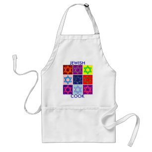 KITCHEN APRON - JEWISH COOK WITH JEWISH STARS
