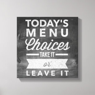 Kitchen Art Canvas Print