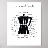 Kitchen art Italian Espresso coffee pot espresso 