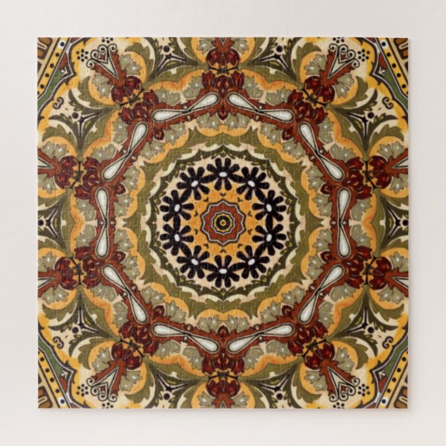 Kitchen ~ Backsplash Accent Tile ~ Tuscan Colours  Jigsaw Puzzle (Vertical)