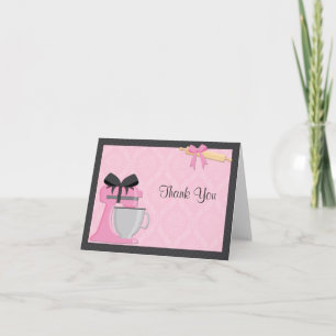 Kitchen Bridal Shower Thank You Card