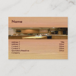 Kitchen Business Card