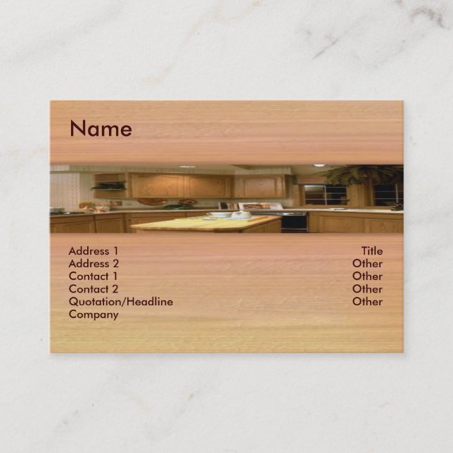 Kitchen Business Card (Front)
